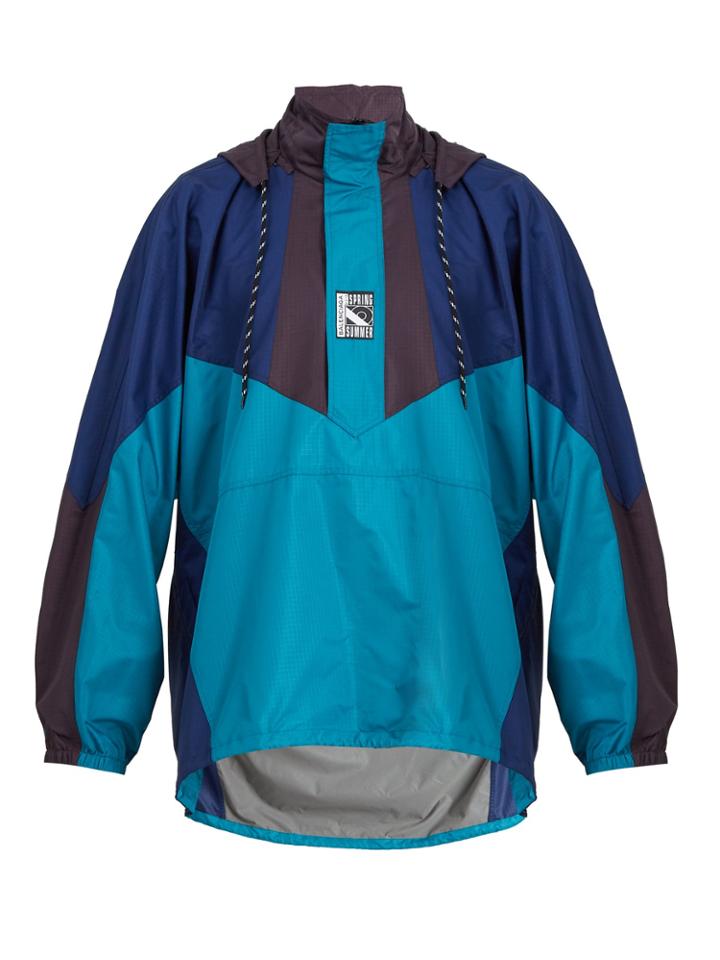 Balenciaga Double-hem Ripstop Windbreaker Jacket