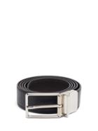 Matchesfashion.com Dunhill - Reversible Grained-leather Belt - Mens - Black Brown