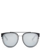 Matchesfashion.com Dior Homme Sunglasses - Blacktie Pantos Frame Sunglasses - Mens - Black Multi