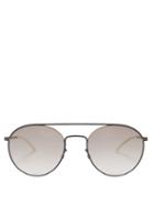 Matchesfashion.com Mykita - Minttu Lite Aviator Sunglasses - Mens - Gold