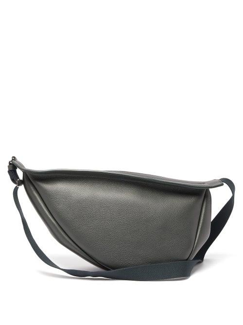 Matchesfashion.com The Row - Slouchy Banana Leather Cross Body Bag - Womens - Green