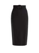 Goat Finch Wool-crepe Pencil Skirt