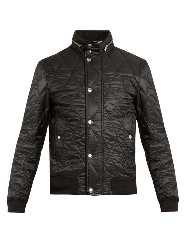 Burberry Diamond-quilted Padded Jacket