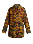 Matchesfashion.com Burberry - Camouflage Twill Jacket - Womens - Multi