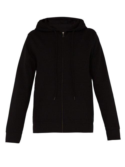 Matchesfashion.com A.p.c. - Moment Cotton Blend Hooded Sweatshirt - Mens - Black