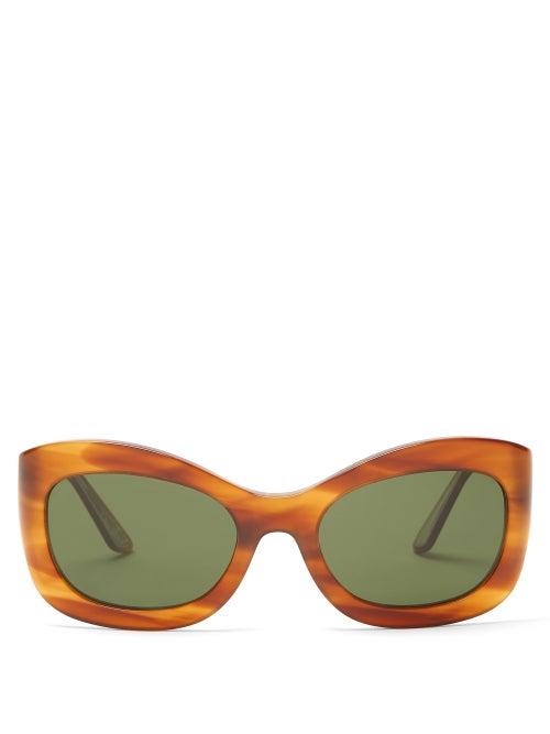 Ladies Accessories The Row - X Oliver Peoples Edina Acetate Sunglasses - Womens - Tortoiseshell