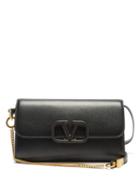 Matchesfashion.com Valentino Garavani - V-sling Leather Shoulder Bag - Womens - Black