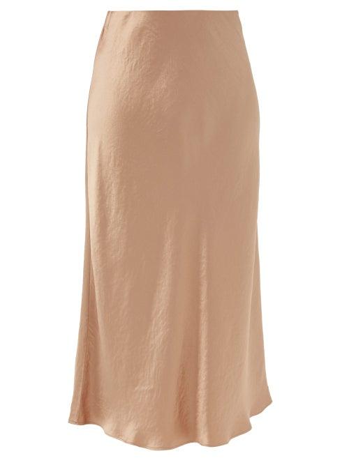 Matchesfashion.com Max Mara Leisure - Alessio Skirt - Womens - Camel