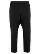 Matchesfashion.com Barena Venezia - Drawstring Waist Cotton Blend Trousers - Mens - Black