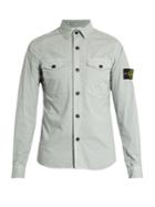 Stone Island Patch-pocket Cotton-blend Shirt