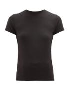 Matchesfashion.com Atm - Baby Slubbed Cotton Jersey T Shirt - Womens - Black