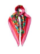 Valentino - V-optical Print Silk-twill Scarf - Womens - Multi