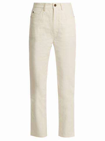 Apiece Apart Highway High-rise Straight-leg Jeans