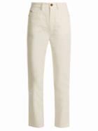 Apiece Apart Highway High-rise Straight-leg Jeans