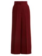 Roksanda Hasani Wide-leg Cady Trousers