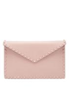 Matchesfashion.com Valentino - Rockstud Leather Pouch - Womens - Nude