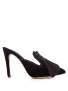 Matchesfashion.com Sanayi 313 - Garcia Multi Tassel Velvet Mules - Womens - Black