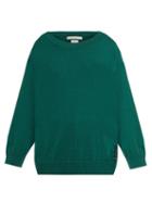 Matchesfashion.com Queene And Belle - Round Neck Cashmere Sweater - Womens - Dark Green