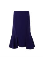 Marni Fishtail Wool-crepe Skirt