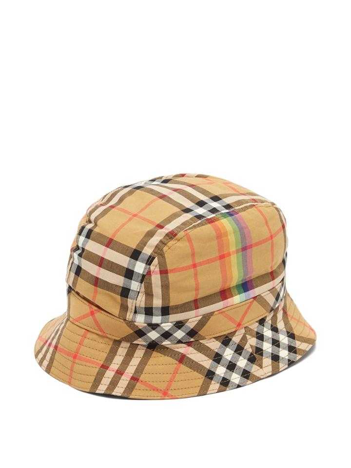 Burberry Rainbow Vintage Check Bucket Hat