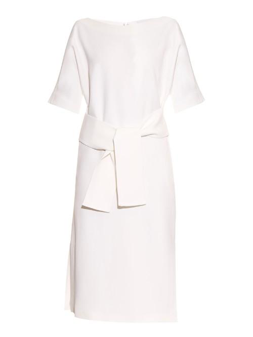 Osman Hemera Tie-waist Crepe Dress