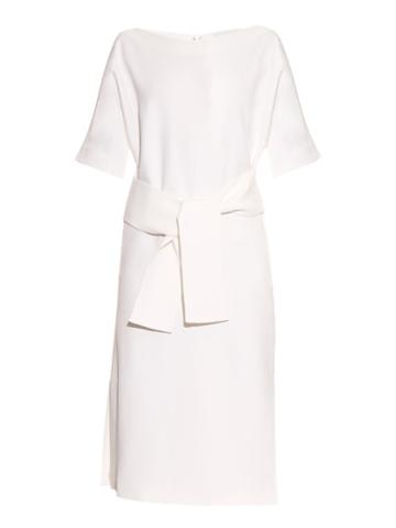 Osman Hemera Tie-waist Crepe Dress