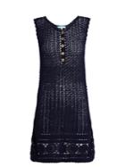 Melissa Odabash Cheyenne Sleeveless Crochet-cotton Dress