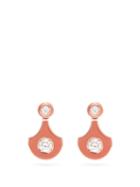 Selim Mouzannar - Diamond & 18kt Rose-gold Earrings - Womens - Orange