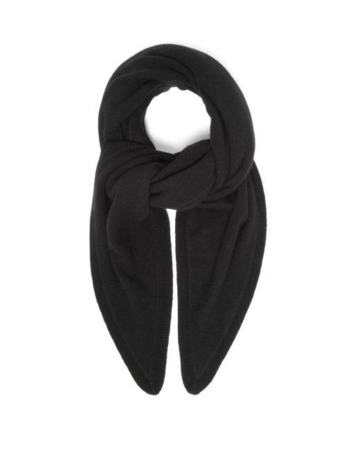 Matchesfashion.com Raey - Western-style Cashmere Scarf - Womens - Black