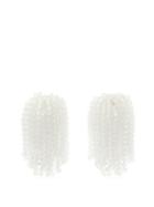 Matchesfashion.com Vanda Jacintho - Shower Crystal Earrings - Womens - White