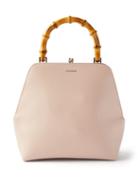 Jil Sander - Bamboo-handle Leather Handbag - Womens - Light Pink