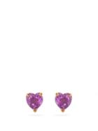 Matchesfashion.com Shay - Sapphire & 18kt Rose-gold Earrings - Womens - Rose Gold