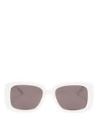 Matchesfashion.com Balenciaga - Square Acetate Sunglasses - Mens - White