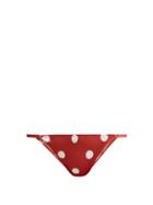 Matchesfashion.com Solid & Striped - The Morgan Polka Dot Bikini Briefs - Womens - Red Multi