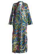 La Doublej Editions The Kaftan Silk-twill Dress