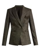 Brunello Cucinelli Peak-lapel Wool And Cashmere-blend Blazer
