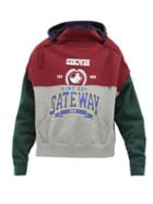 Matchesfashion.com Vetements - Bad Gateway Deconstructed Hooded Sweatshirt - Womens - Multi