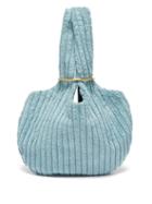 Matchesfashion.com Albus Lumen - Sensillo Mini Cotton Corduroy Ring Bag - Womens - Blue