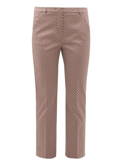 Matchesfashion.com Weekend Max Mara - Capale Trousers - Womens - Pink Multi