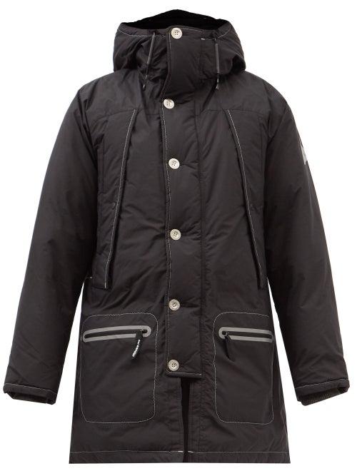And Wander - Tough Hooded Quilted Down Coat - Mens - Black
