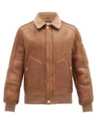 Matchesfashion.com Brunello Cucinelli - Patch Pocket Shearling Jacket - Mens - Brown