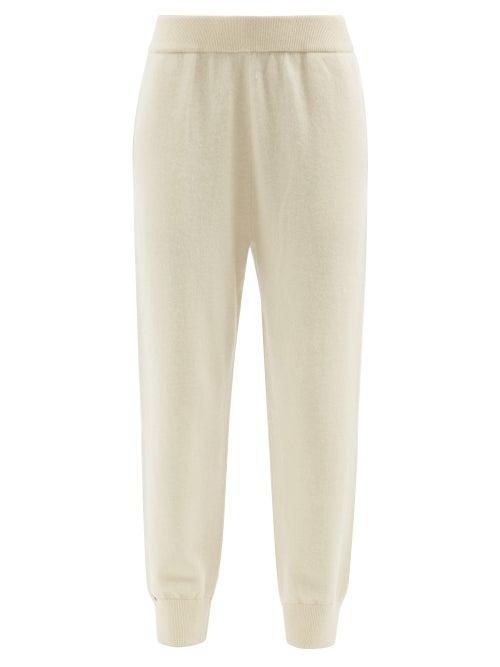 Extreme Cashmere - No. 56 Yogi Stretch-cashmere Track Pants - Womens - Cream