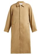 Matchesfashion.com Chimala - Peach Single Breasted Cotton Twill Trench Coat - Womens - Camel