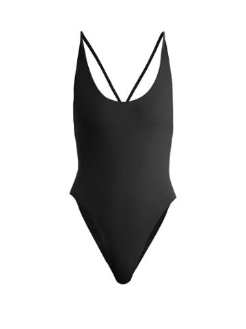 Dos Gardenias Vicious Scoop-neck Swimsuit