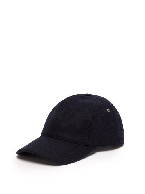 Matchesfashion.com Ami - Wool Blend Baseball Cap - Mens - Navy