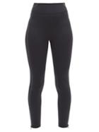 The Upside - Jet Topstitched Zipped-cuffs Leggings - Womens - Black