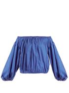 Caroline Constas Andros Off-the-shoulder Cotton Top