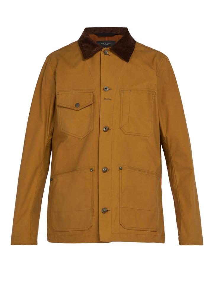 Rag & Bone Chore Contrast-panel Cotton Jacket