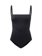 Matchesfashion.com Asceno - Palma Square-neck Swimsuit - Womens - Black