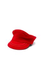 Matchesfashion.com Charles Jeffrey Loverboy - Trojan Felted-wool Bakerboy Cap - Womens - Red